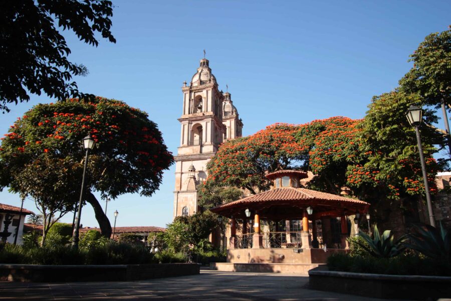 Jardín central, Valle de Bravo, Estado de Mexico