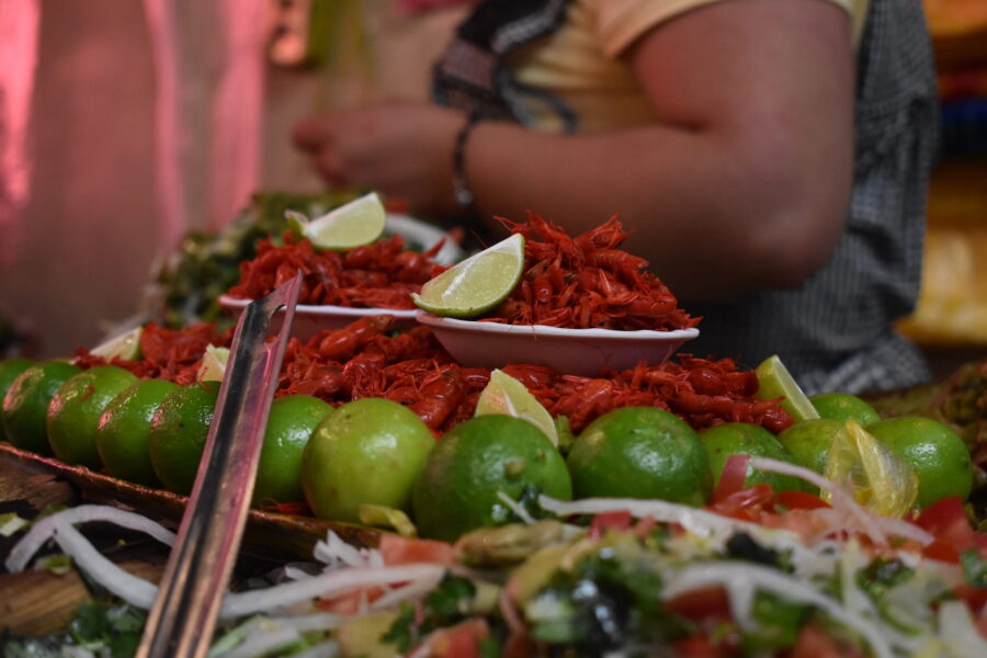 Acociles antojitos típicos Ciudad de Mexico mercados